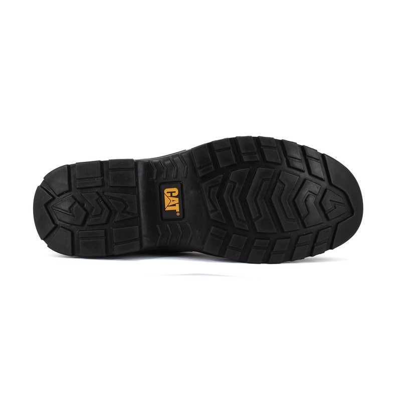 CATERPILLAR بوت أمان CAT- Striver Dealer Bump ST S3 SRC – بني | رأس فولاذي، مقاوم للماء، مقاوم للانزلاق والثقب، نعل PU مزدوج الكثافة - Image 5