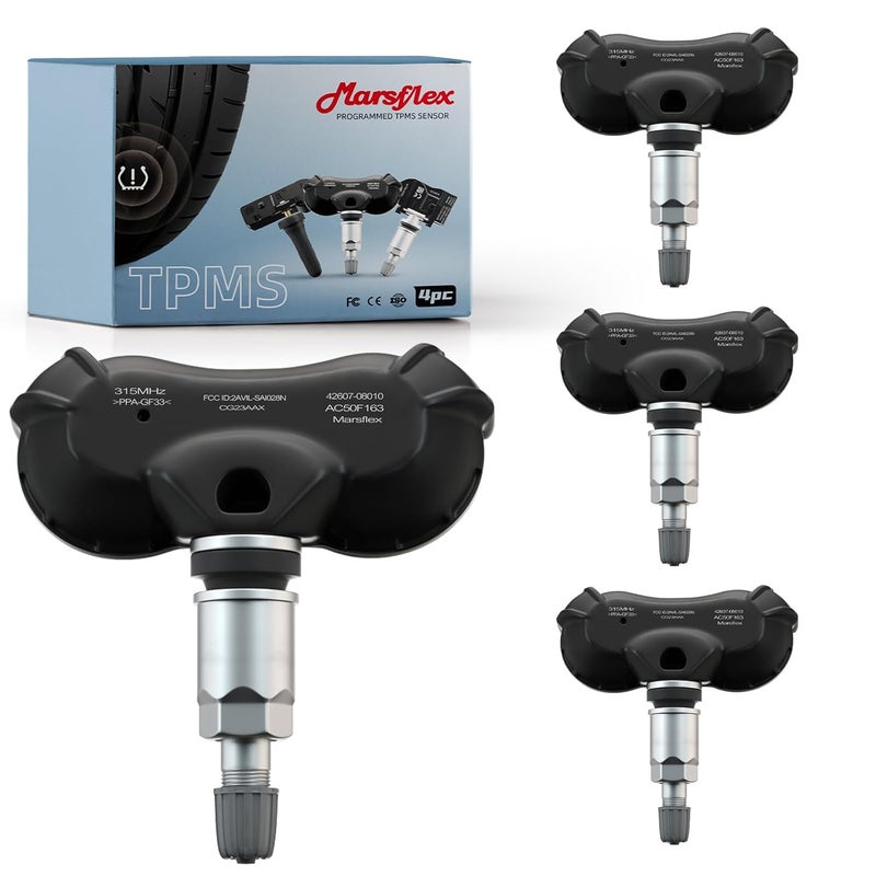 Marsflex TPMS Sensor for Toyota - Programmed Tire Pressure Monitoring System (4 Pack) - Image 1