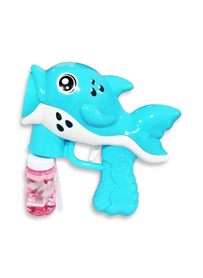 Generic - Dolphin Bubble Gun, fully automatic one-button bubble shooting with refillable bubble bottle and easy to install, suitable for birthday parties, events and daily play in the garden or indoors, stimulate social interaction between children, safe for children 3 years and older - Image 1