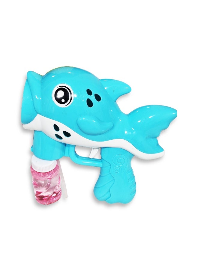 Generic - Dolphin Bubble Gun, fully automatic one-button bubble shooting with refillable bubble bottle and easy to install, suitable for birthday parties, events and daily play in the garden or indoors, stimulate social interaction between children, safe for children 3 years and older - Image 1