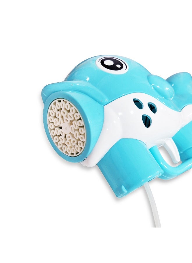 Generic - Dolphin Bubble Gun, fully automatic one-button bubble shooting with refillable bubble bottle and easy to install, suitable for birthday parties, events and daily play in the garden or indoors, stimulate social interaction between children, safe for children 3 years and older - Image 1