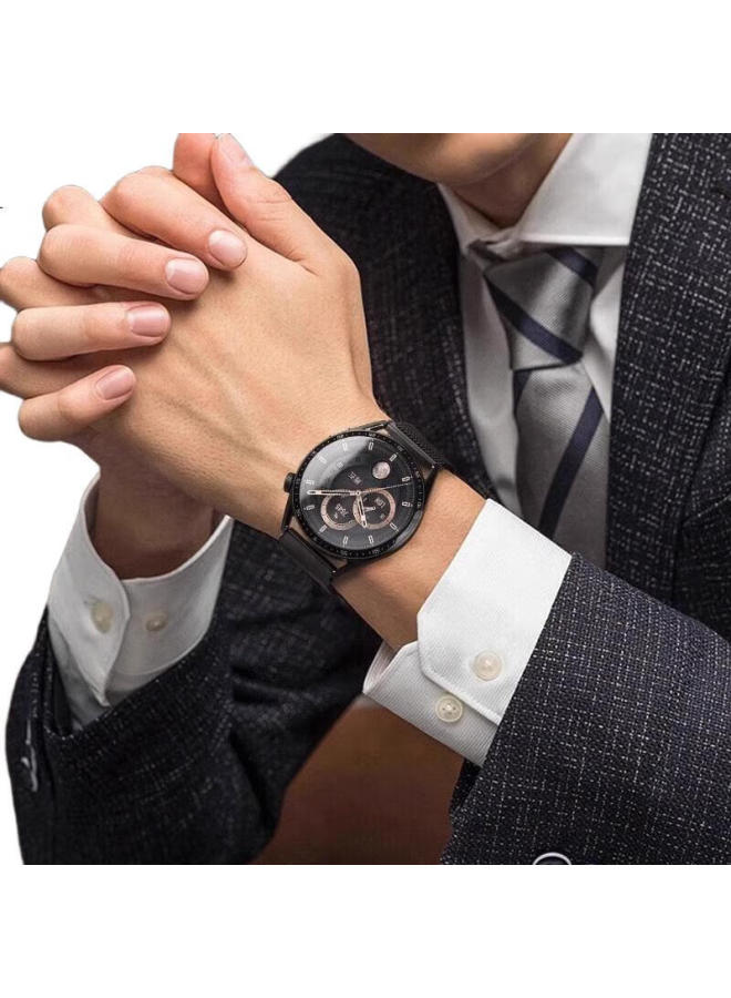 CHENSONG متوافق مع ساعة شاومي S1/S4/S1Pro/S2/S3/S4 الرياضية، إصدار رياضي ملون/Color2، حزام ميلاني فضي مغناطيسي - Image 1