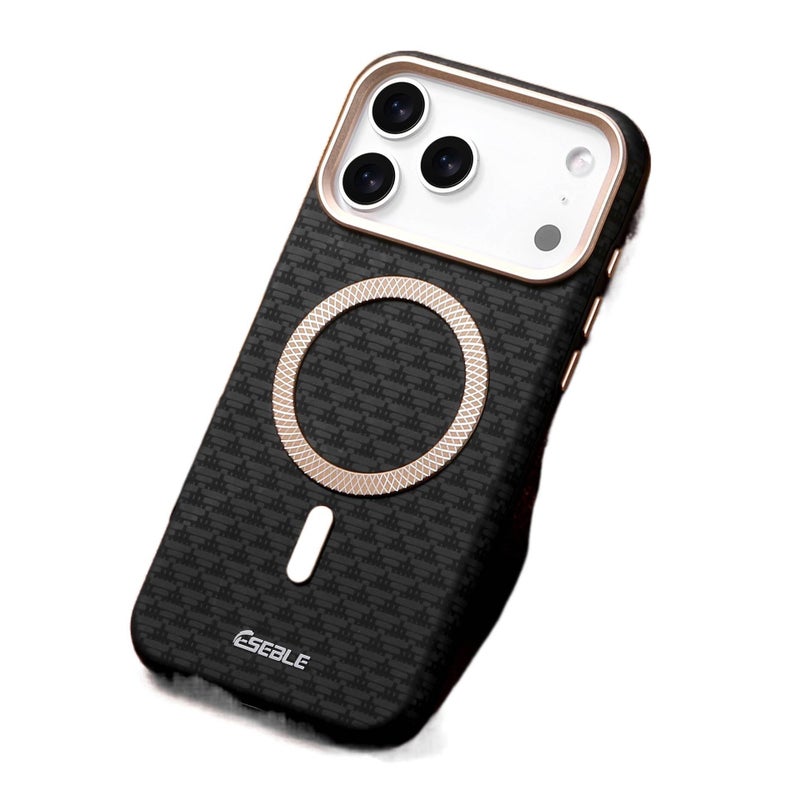 PC MagSafe Case for iPhone 13 with Strong Magnetic and Drop Protection plus Shockproof plus Full Coverage plus Skin Feel in Graphite Black - Veloris - Image 1