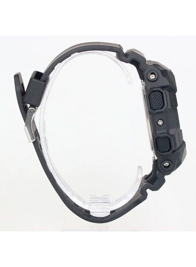 Casio G-Shock GA-010GB-1A9, Analog-Digital Watch, Black Resin Band and Case, Gold Tone Accents, Shock Resistant, 200M Water Resistance, LED Light, World Time, Stopwatch, Countdown Timer, 5 Alarms - Image 4