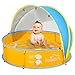 Peradix Baby Beach Tent Paddling Pool for Kids Pets with UV Sun Shelter Canopy Mosquito Net Portable Pop Up Infant Ball Pit Tent Toddler Wading Pool Perfect for Summer Beach Fun - Image 2