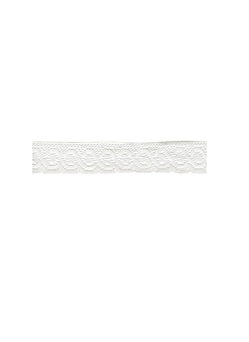 ANTIQUE Antique Cotton Cluny Lace Trim 2-3/8in White  - Image 2