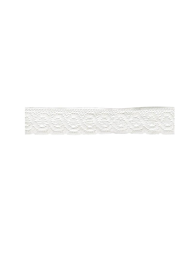 ANTIQUE Antique Cotton Cluny Lace Trim 2-3/8in White  - Image 1