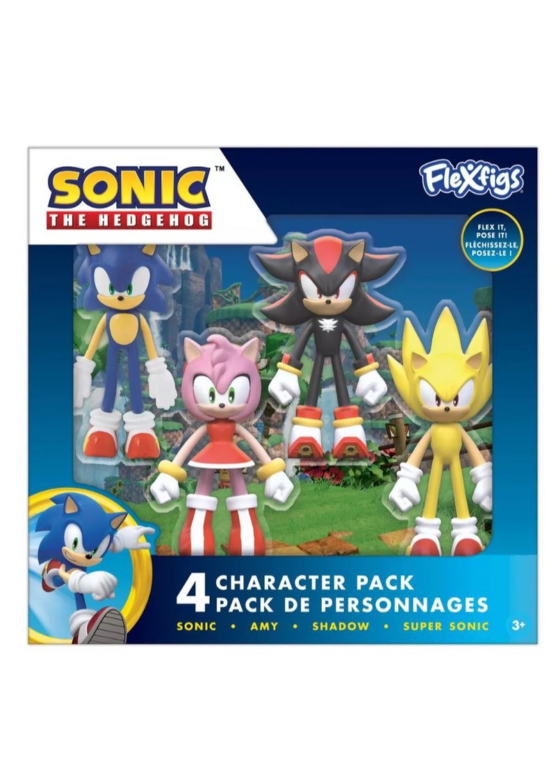 SONIC - Sonic The Hedgehog 4 Character Pack - Assorted, 1 Set Only - Image 1