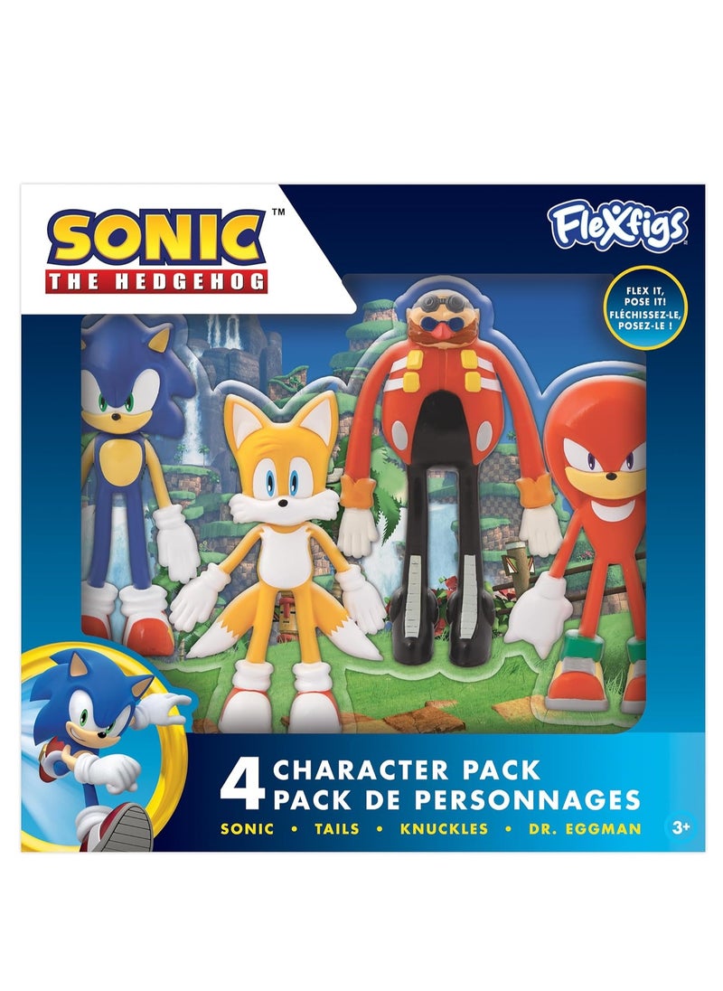 SONIC - Sonic The Hedgehog 4 Character Pack - Assorted, 1 Set Only - Image 1