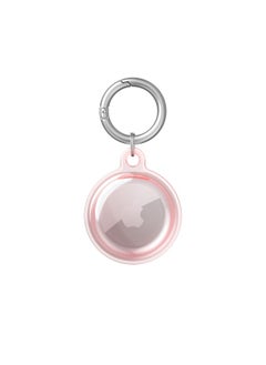 AirTag Applicable Protective Case Soft Glue All-inclusive Anti-loss Waterproof Tracker AirTag Apple Locator Airtag-Color:Transparent Powder