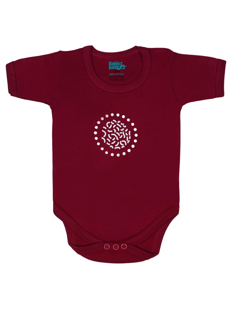 Babies Basic 5 piece Unisex 100% Cotton Sets include Bib, Romper, Mittens, Cap and Sleepsuit/Jumpsuit - Image 3