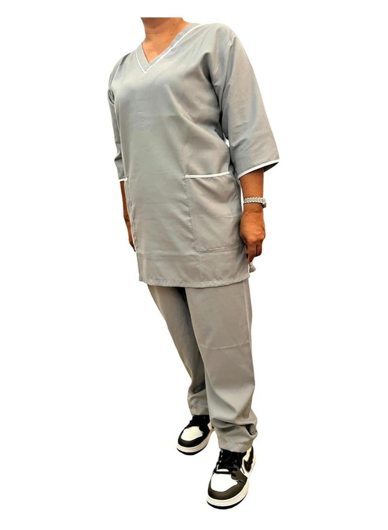 1home 3 Pieces Uniform Cleaning Suit for Domestic Workers - Image 2