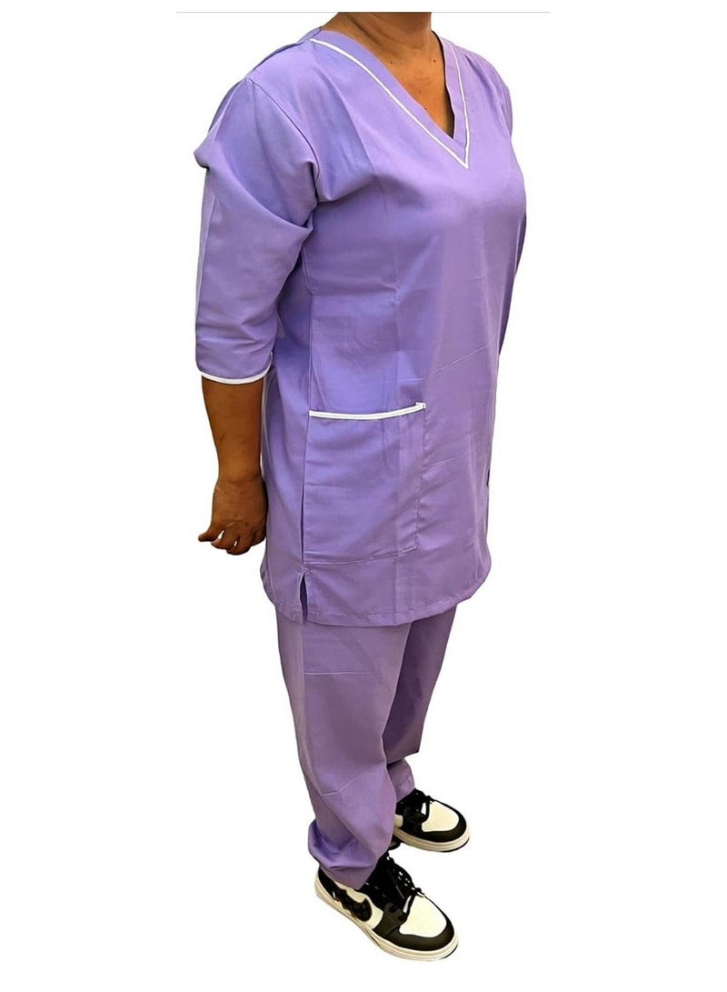 1home 3 Pieces Uniform Cleaning Suit for Domestic Workers - Image 4