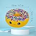 funnysquee Rainbow Donut Squishys Toy Slow Rising Stress Relief Fun and Cute Plaything Perfect for Birthday Gift and Decoration - Image 4