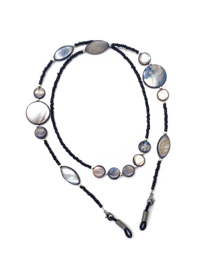 kangchoice Acrylic Beaded Eyeglasses Chains with 2-Piece Silicone Anti-Slip Rings, Suitable for Various Eyeglasses, Seashell Shape, Ideal Gift for Valentine’s Day, Ramadan, Eid al Adha - Image 5