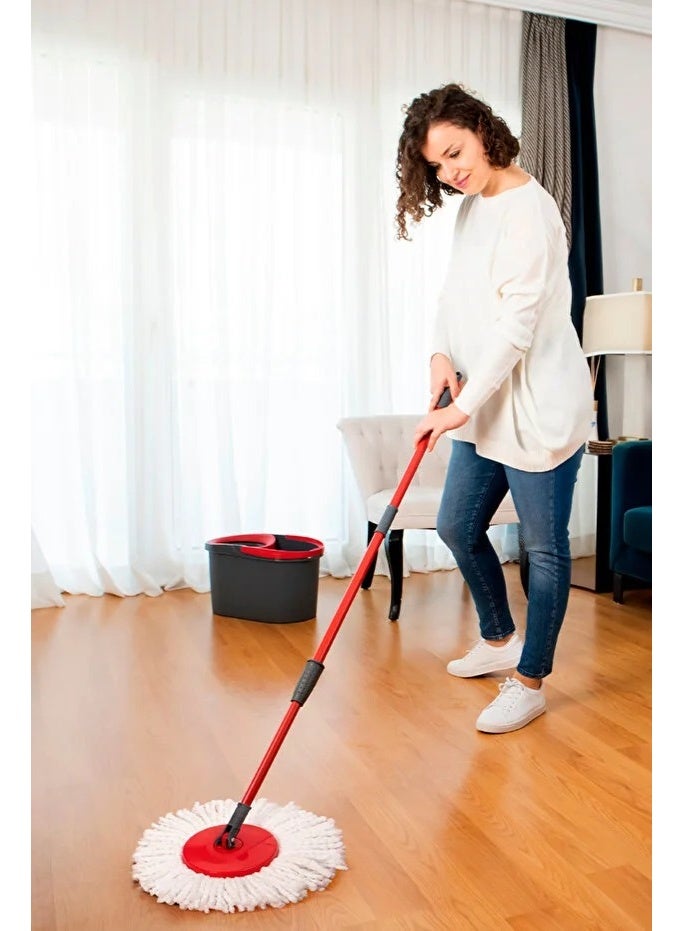 فيليدا طقم ممسحة فيليدا سبينو ألترا سبين مع خاصية الغسيل والعصر التلقائي، رأس ممسحة مصنوع من الألياف الدقيقة بنسبة 100%، مناسب لجميع أنواع الأرضيات، قابل للغسل في الغسالة على درجة حرارة 60 مئوية - Image 3