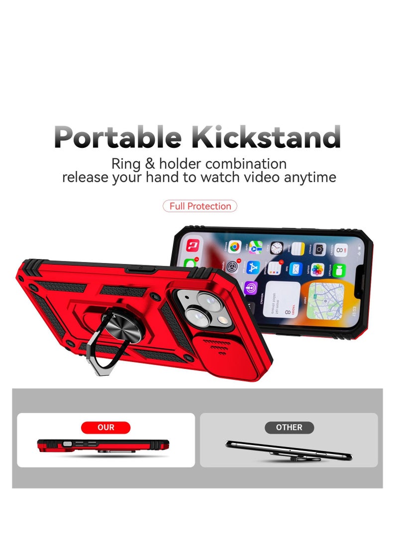 GULFLINK Back Cover Phone Protect Case For iPhone 14 Red - Image 2