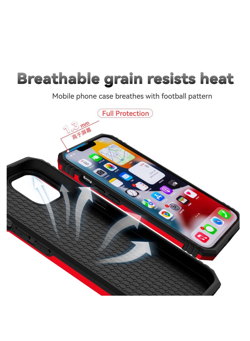 GULFLINK Back Cover Phone Protect Case For iPhone 14 Red - Image 3