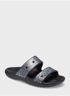 crocs أحذية زلّاق للأطفال بتصميم كلاسيكي لامع  - Image 4