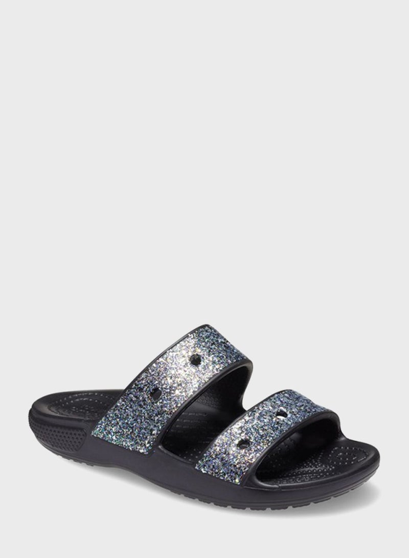 crocs Kids Classic Glitter Slides - Image 4