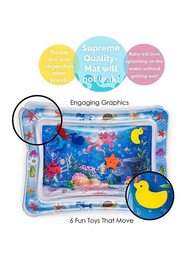 Inflatable Tummy Time Premium Baby Inflatable Activity Center Water Mat For Kids - Image 5