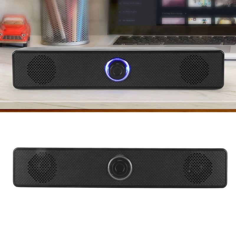 Mini Bluetooth Soundbar: 6W Dual Full Range Speakers, HiFi Stereo Sound, Wired Wireless Connection, Adjustable Volume - Compact Portable External Speaker for Desktop Laptop Smartphone Outdoor Gatherin - Image 5