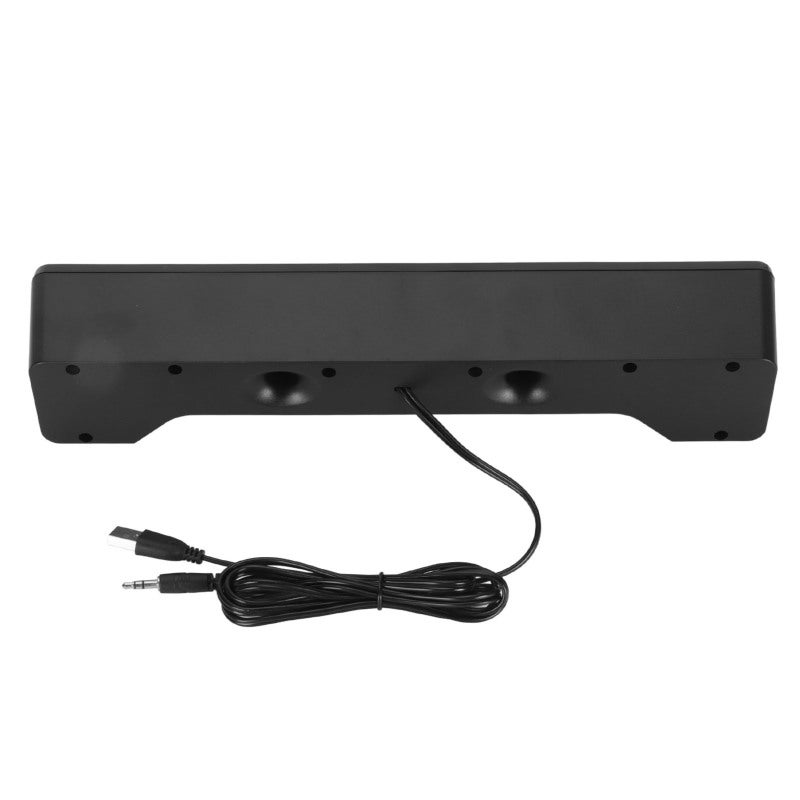 Mini Bluetooth Soundbar: 6W Dual Full Range Speakers, HiFi Stereo Sound, Wired Wireless Connection, Adjustable Volume - Compact Portable External Speaker for Desktop Laptop Smartphone Outdoor Gatherin - Image 1