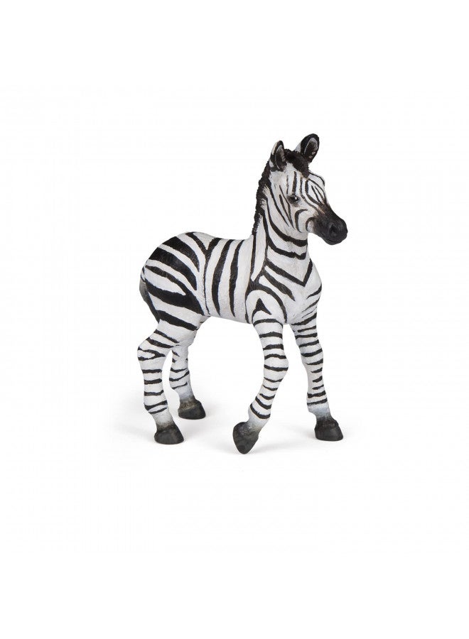 Papo -Hand-Painted - Figurine -Wild Animal Kingdom - Zebra Foal -50123 -Collectible - for Children - Suitable for Boys and Girls- from 3 Years Old - Image 1