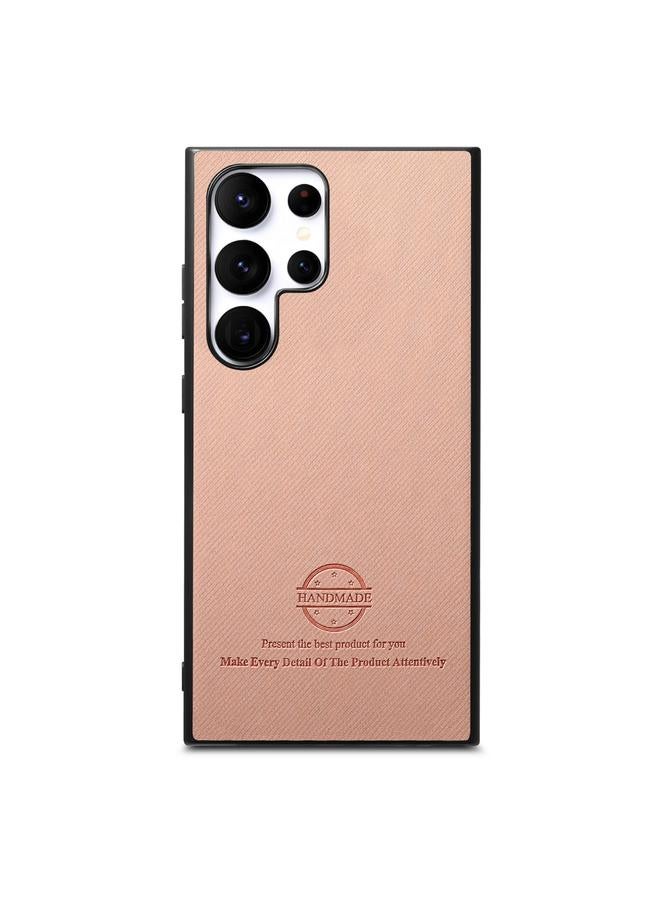 اس-توب جراب لهاتف Samsung Galaxy S22 Ultra 5G مصنوع من الجلد الصناعي المائل مع غطاء خلفي للهاتف - Image 2