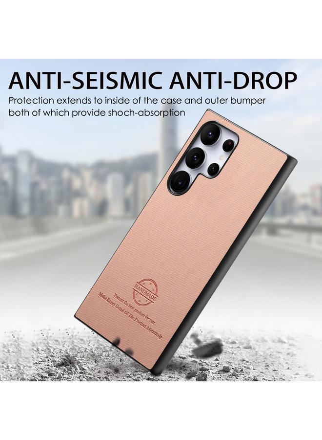 اس-توب جراب لهاتف Samsung Galaxy S22 Ultra 5G مصنوع من الجلد الصناعي المائل مع غطاء خلفي للهاتف - Image 4