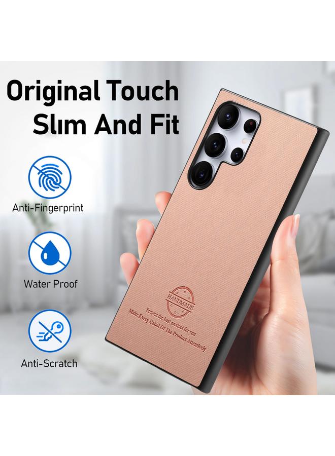 اس-توب جراب لهاتف Samsung Galaxy S22 Ultra 5G مصنوع من الجلد الصناعي المائل مع غطاء خلفي للهاتف - Image 5