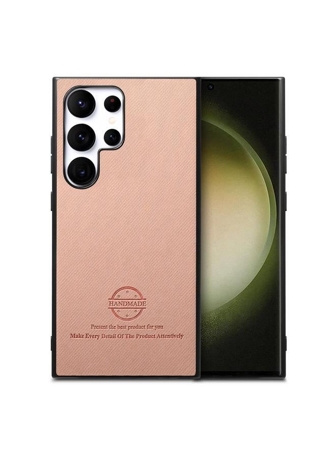 اس-توب جراب لهاتف Samsung Galaxy S22 Ultra 5G مصنوع من الجلد الصناعي المائل مع غطاء خلفي للهاتف - Image 1