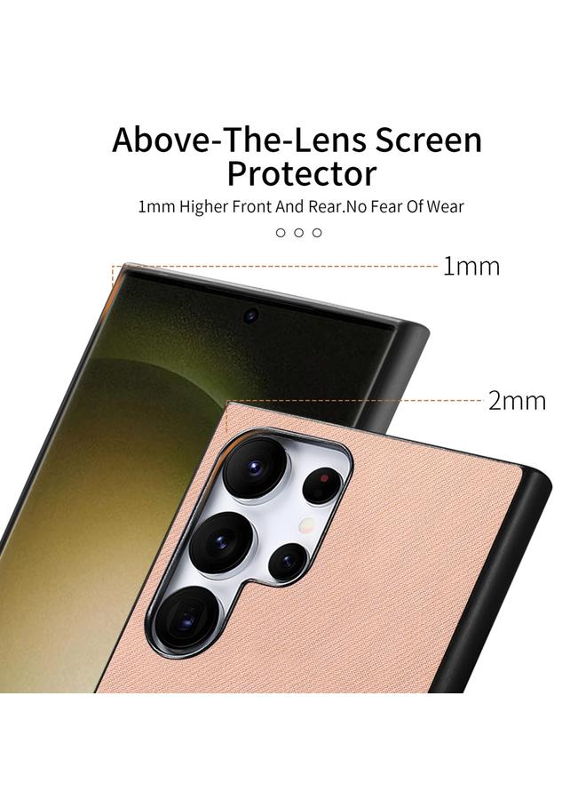 اس-توب جراب لهاتف Samsung Galaxy S22 Ultra 5G مصنوع من الجلد الصناعي المائل مع غطاء خلفي للهاتف - Image 3