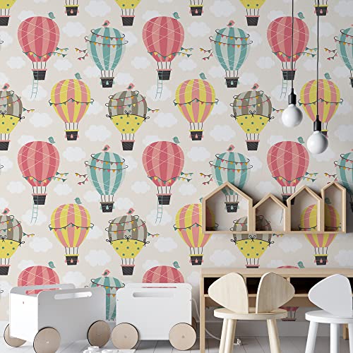 PAPER PLANE DESIGN Vinyl Peel and Stick Waterproof Wallpaper for Kids Room (1 Roll Size 2 X 12 Feet) - Image 5