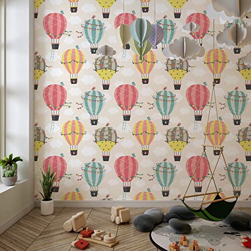 PAPER PLANE DESIGN Vinyl Peel and Stick Waterproof Wallpaper for Kids Room (1 Roll Size 2 X 12 Feet) - Image 2