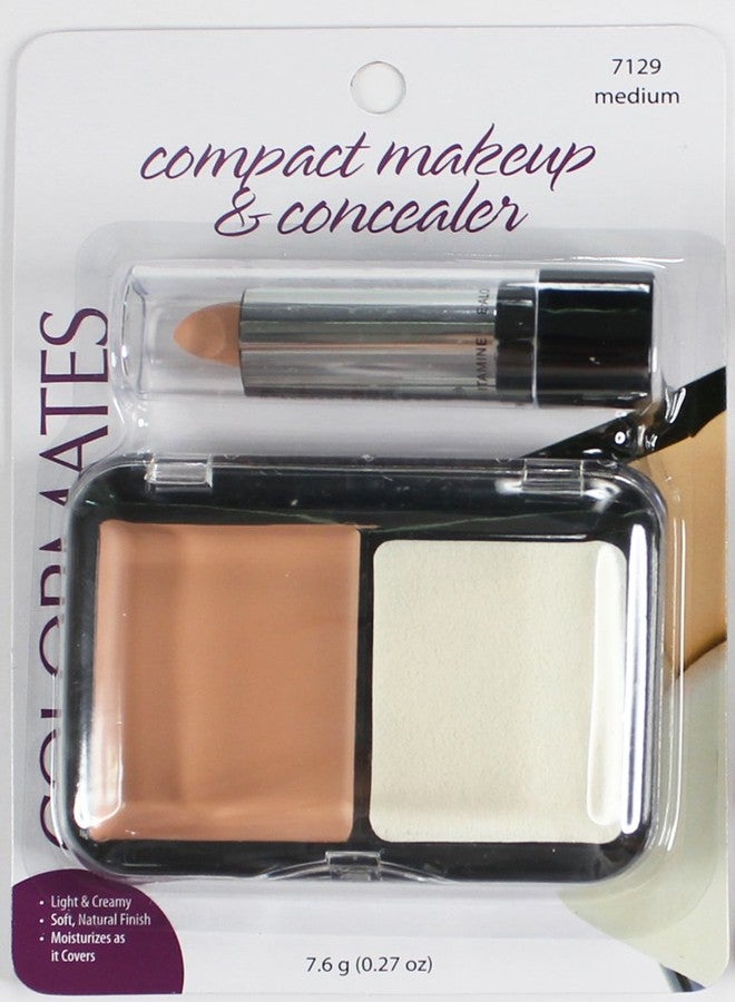 Colormates Medium Compact Makeup & Concealer - Image 1
