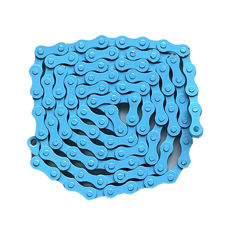 Generic Colorful Fixed-Gear Bike Chain 94-Link Road Cycling Blue