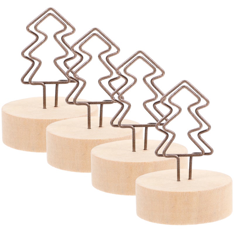 8 Pcs Tabletop Memo Clips Base Photo Clips Table Number Clips Name Cards Picture Holders - Image 5