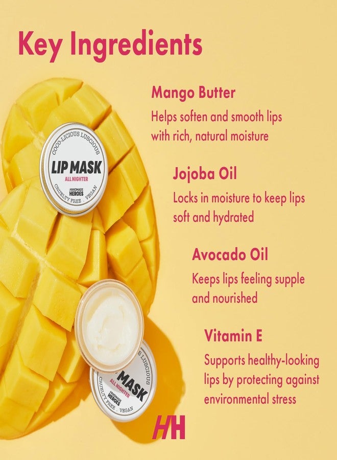 Handmade Heroes 100% Natural Coconut Lip Exfoliator & Lip Mask Gift Set - Gentle Exfoliant Sugar Lip Polish & Moisturizer for Chapped & Dry Lips - Image 3