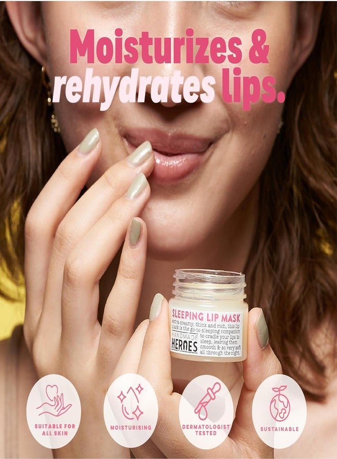 Handmade Heroes 100% Natural Coconut Lip Exfoliator & Lip Mask Gift Set - Gentle Exfoliant Sugar Lip Polish & Moisturizer for Chapped & Dry Lips - Image 4