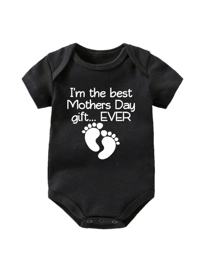 Matching Family Outfits I’m the Best Mother’s Day Gift Ever Baby Romper | Funny Printed Bodysuit for Infants | Soft Cotton Short Sleeve Onesie | Newborn Baby Gift | Matching Family Outfits