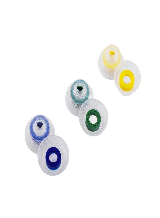 Linsoul TANGZU Tang Sancai Narrow Bore, Medical-Grade Silicone Eartips for IEMs, Replacement Silicone IEM Tips, for KZ ZS10 Pro 2, SuperMix 4,Hype4,Orchestra Lite, Earphones (SML, Earch 1 Pair) - Image 1