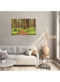Home Gallery Summer Green Forest Printed On Canvas Wall Art  - Image 4