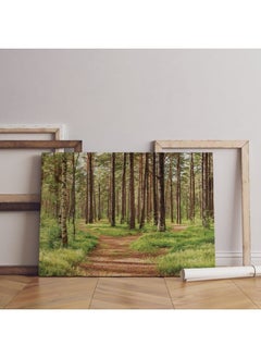 Home Gallery Summer Green Forest Printed On Canvas Wall Art  - Image 1