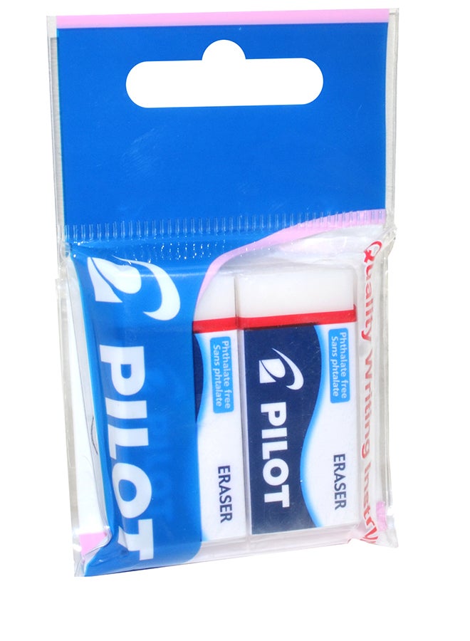 PILOT PLASTIC ERASER EE 101 2PCS EE-101-2P - Image 2