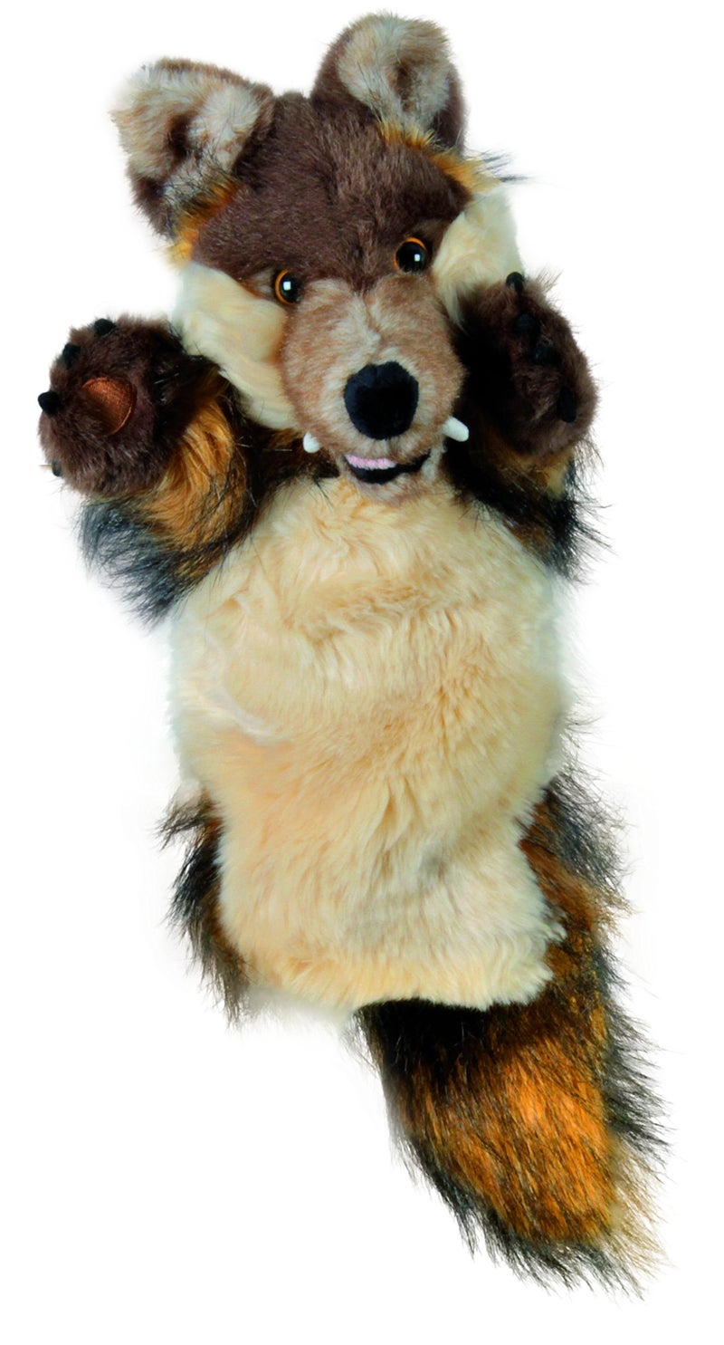 The Puppet Company Long-Sleeves Wolf Hand Puppet ,15 inches