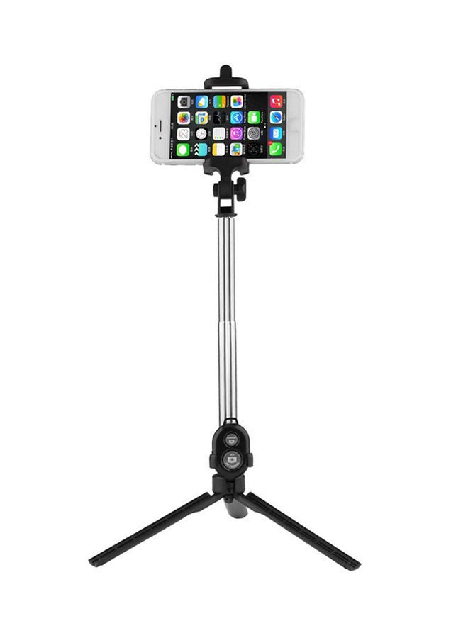 NIBEMINENT 3-In-1 Bluetooth Selfie Stick Black/Silver  - Image 2