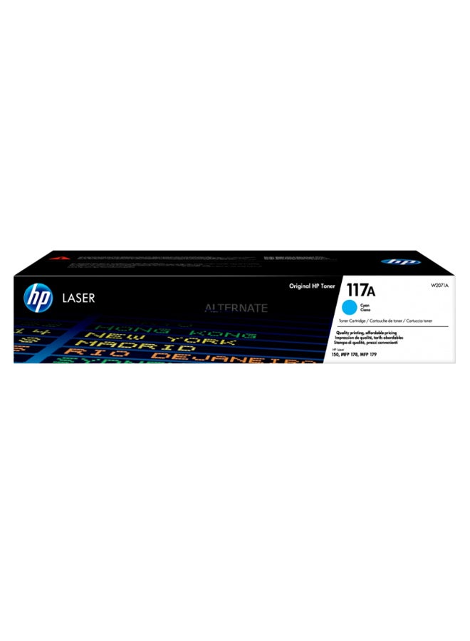 HP خرطوشة حبر أصلية لطابعة تعمل بالليزر أزرق سماوي - Image 1