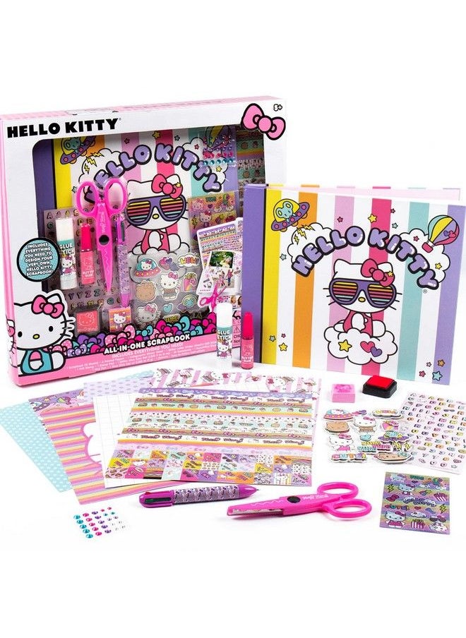 Hello Kitty - Hello Kitty Allinone Diy Design Your Own Scrapbook With Over 250 Scrapbooking Essentials Great Hello Kitty Toys For Weekend Activity Photo & Keepsake Album For Kids Ages 5 6 7 8 9 - Image 1