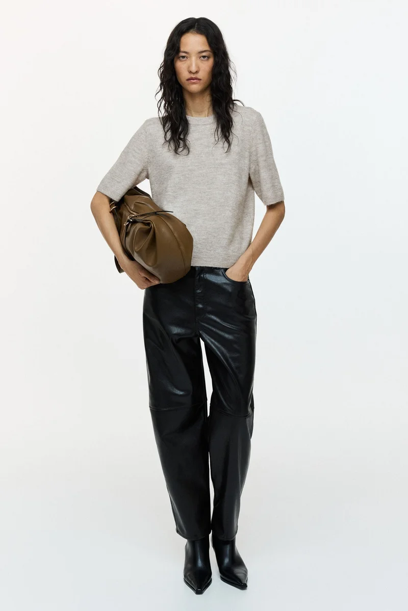 H&M Fine-knit T-shirt